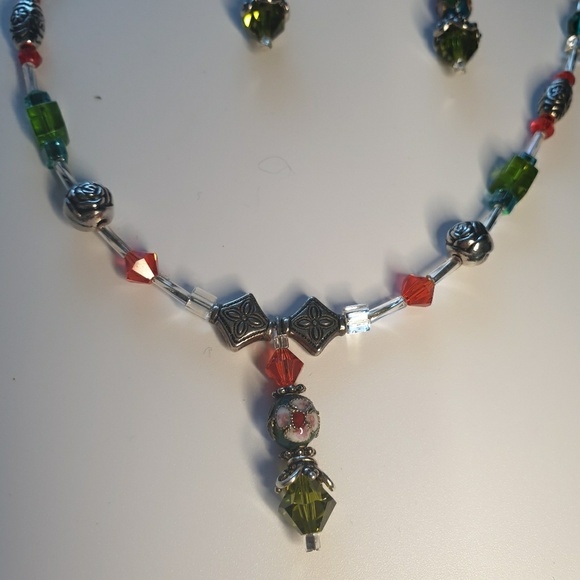 Vintage necklace and earrings - Picture 6 of 6